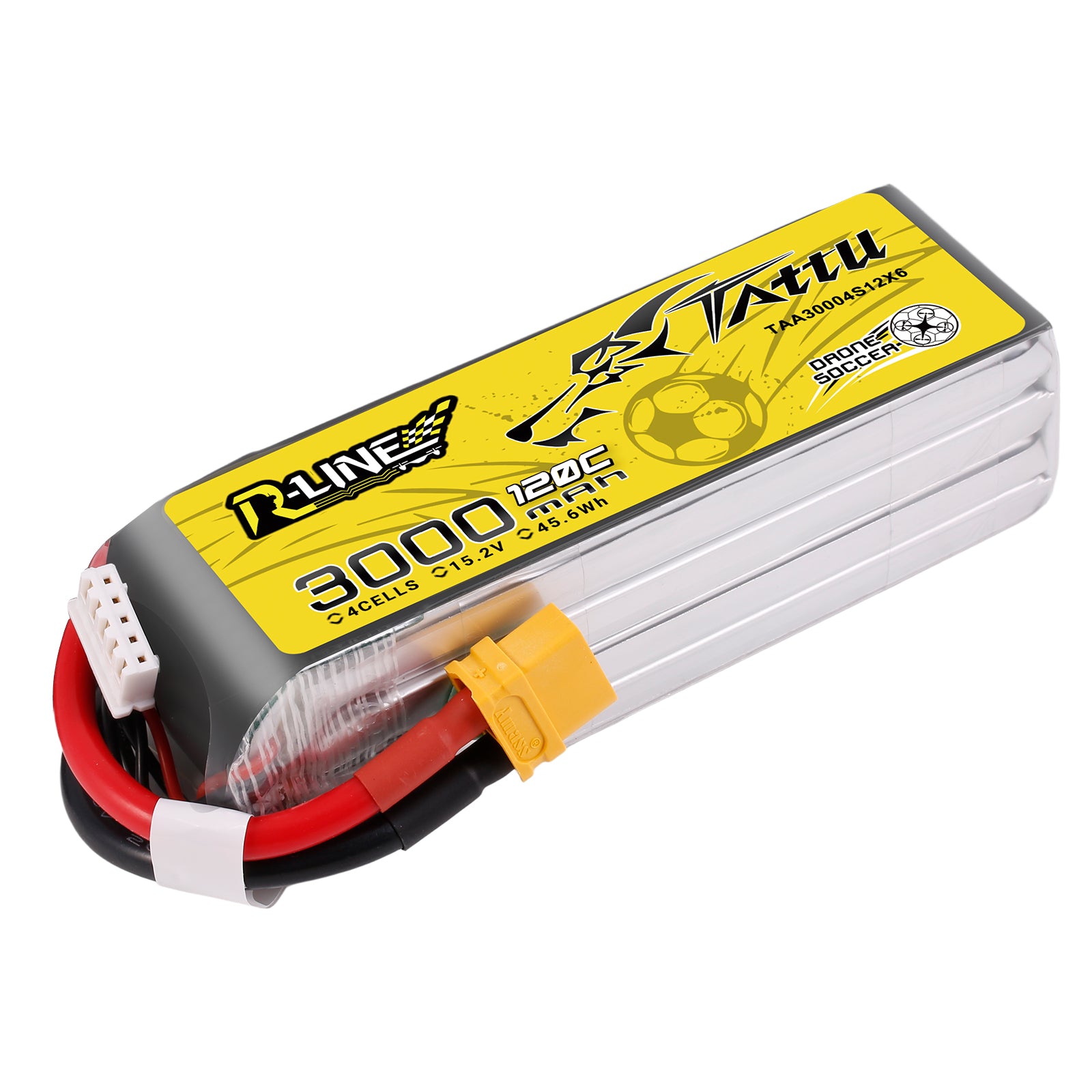 Tattu R-Line 3000mAh 4S batterie LiPo 15.2V HV 120C XT60