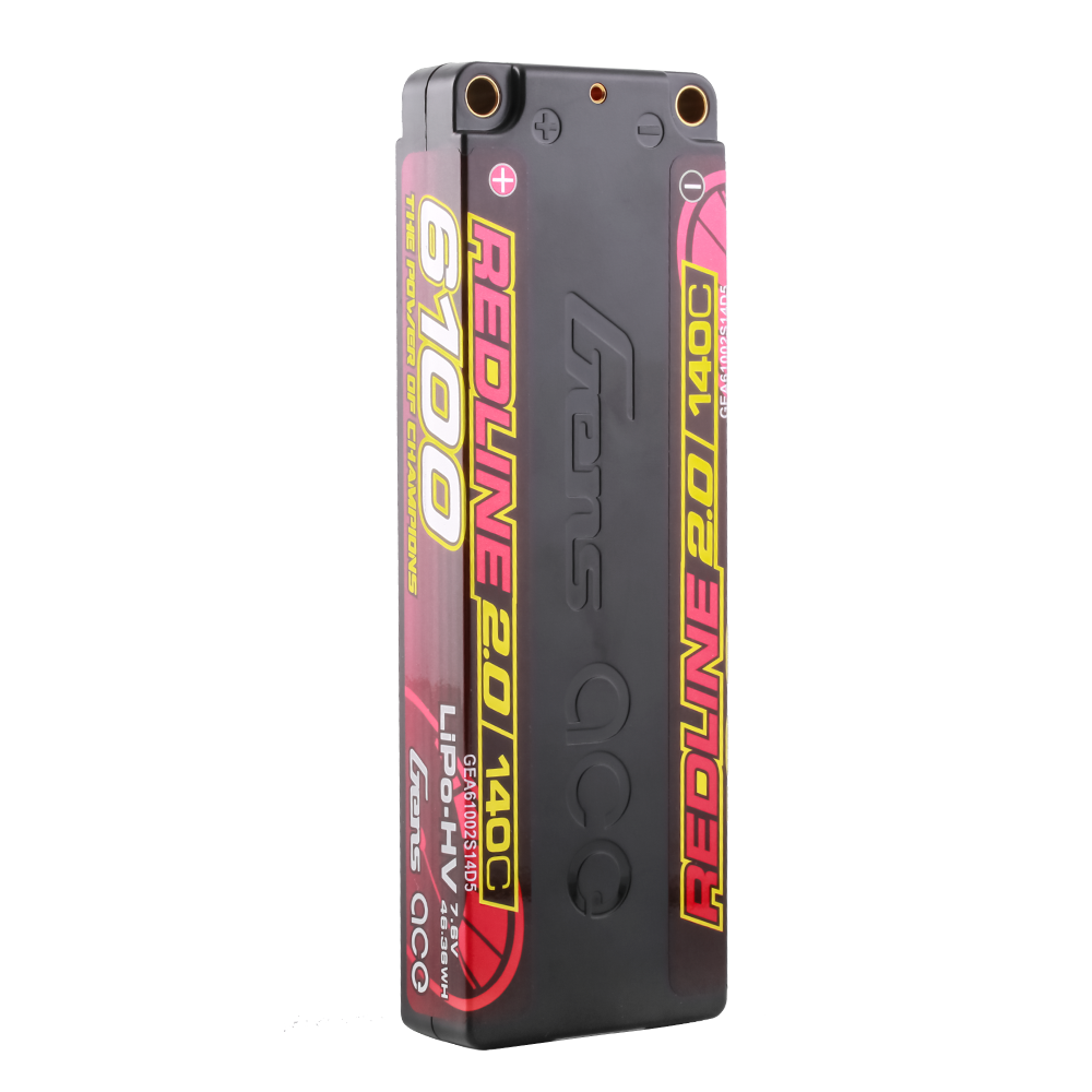 Gens Ace Redline 2.0 6100mAh 2S Batterie LiPo 7,6V 140C