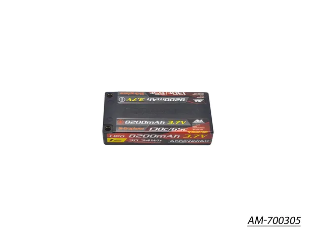 Arrowmax 1S LiPo AM-700305 batterie 8200mAh 3.7V 65C Si-Graphene
