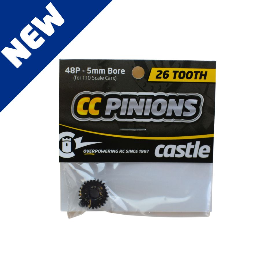 Castle pignon 48P 5mm acier 20T variante 20 dents