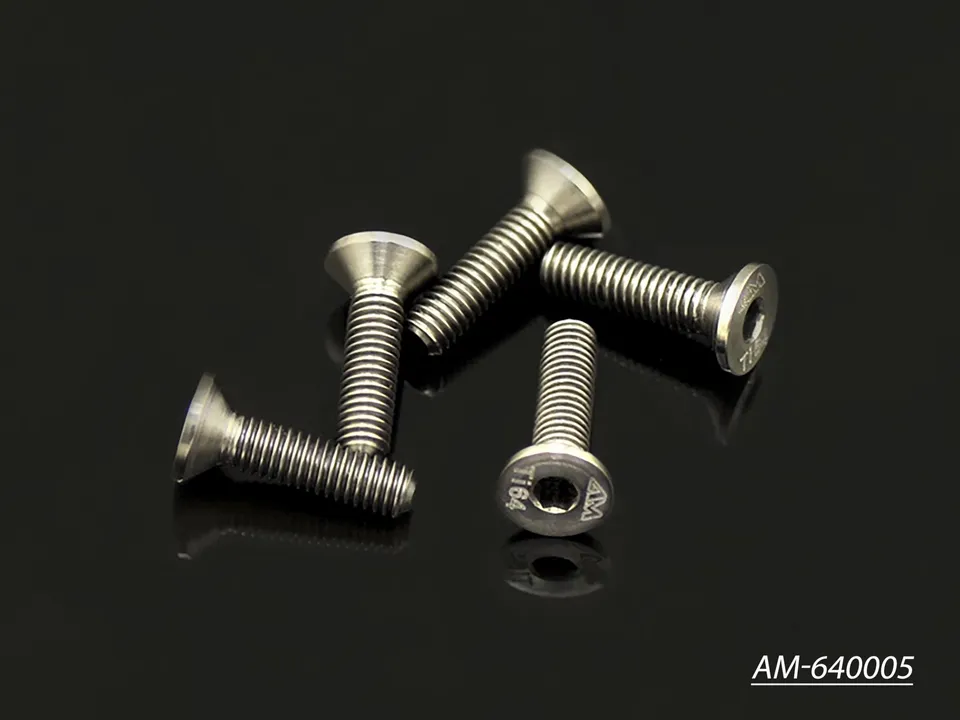 Arrowmax 64 Titanium AM-640005 vis fraisée M3x12 titane x5