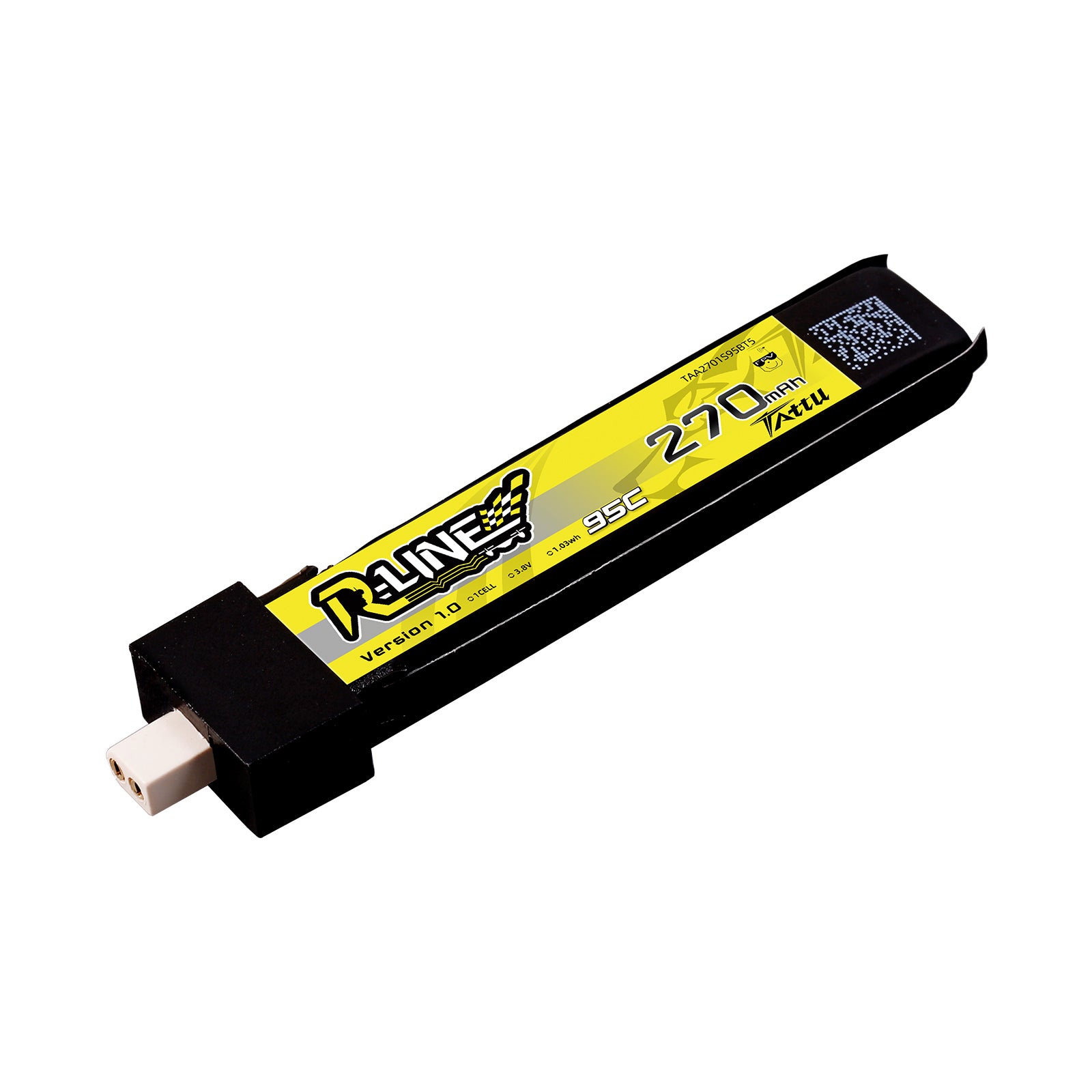 Tattu R-Line 270mAh 1S batterie lipo BT2.0 lot de 5