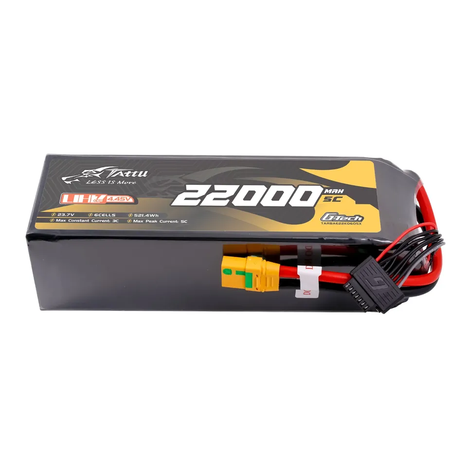 Tattu Semi-Solid 22000mAh 6S 23,7V LiPo drone XT90S