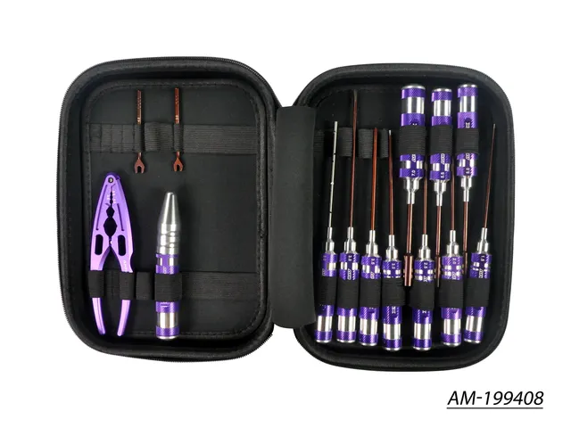 Arrowmax Tools Set kit outils EP 14 pièces avec sac