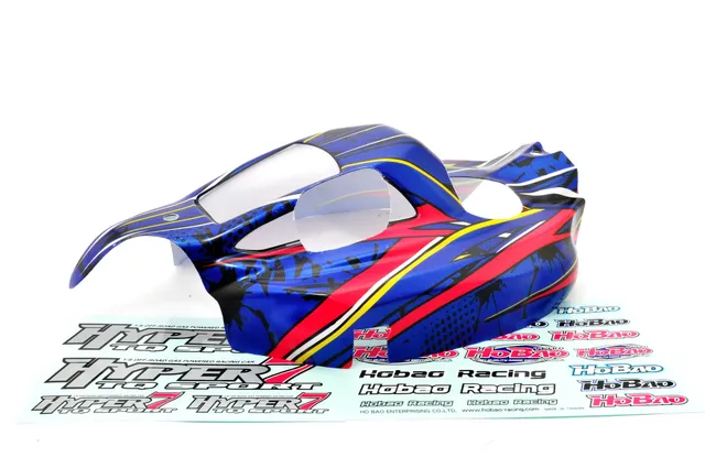 Hobao 87605BU Hyper 7 TQ carrosserie buggy 1/8 bleue