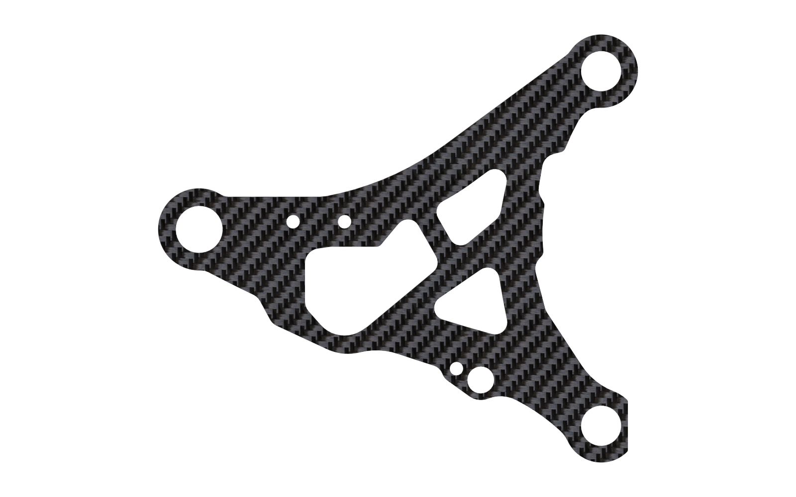 3Racing Cero SAK-C105/V2 triangle inférieur graphite