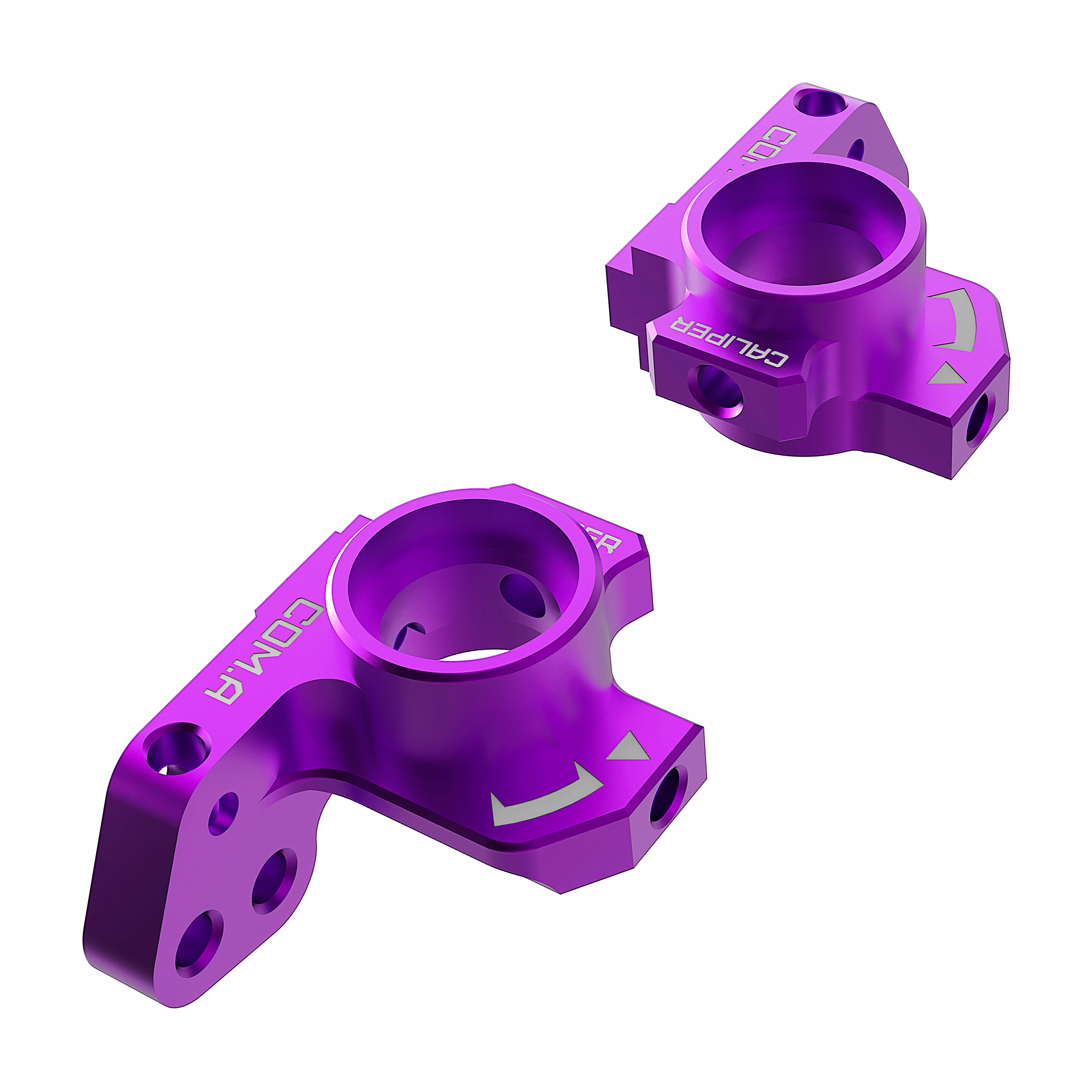 3RACING AuperD5 SAK-D6816 fusée arrière alu D6 bleu
