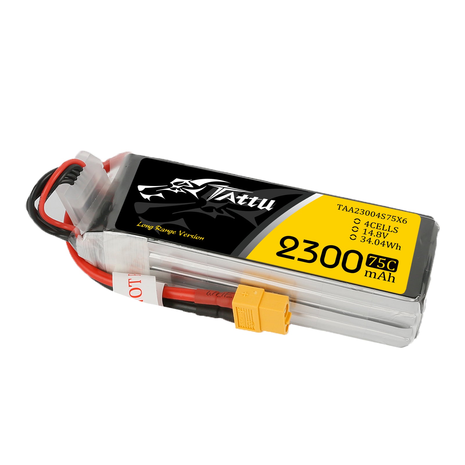 Gens Ace Tattu 2300mAh 4S 75C batterie LiPo XT60