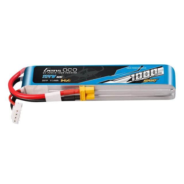 Gens Ace Sport 1000mAh 3S 60C Batterie Lipo XT30 HV