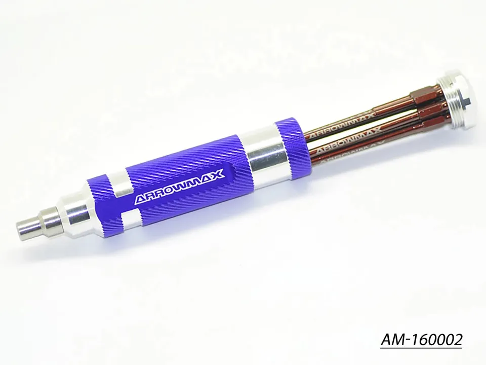 Arrowmax AM-160002 Coffret Embouts Quick Drive Métrique 7 Pcs