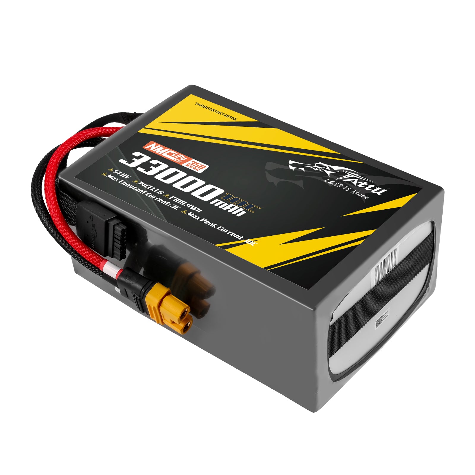 Tattu 33000mAh 14S 10C 51.8V batterie drone AS150U-F 350Wh/kg