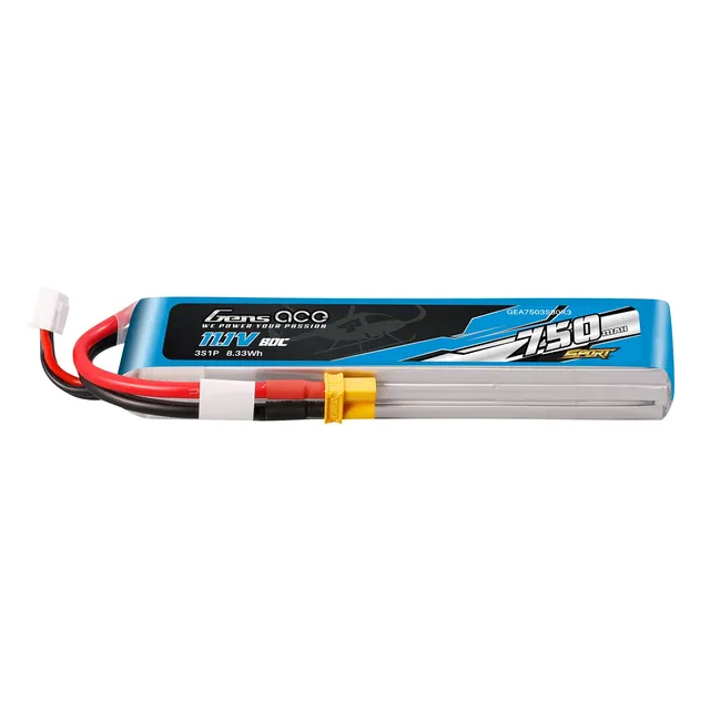 Gens Ace Sport 750mAh 3S batterie LiPo 80C XT30