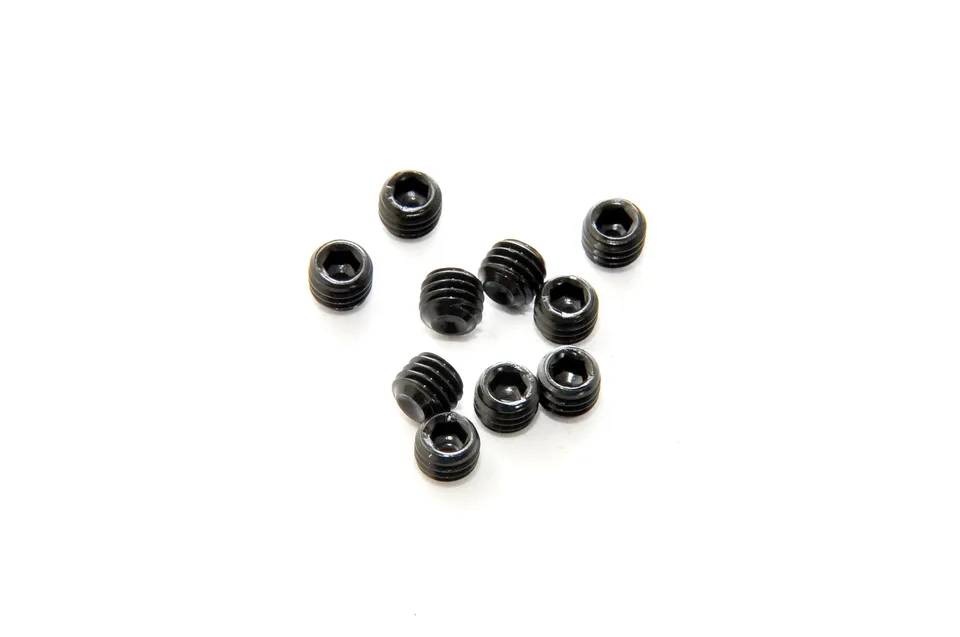 Hobao 38504 vis sans tête M5x4mm lot 10 pcs acier
