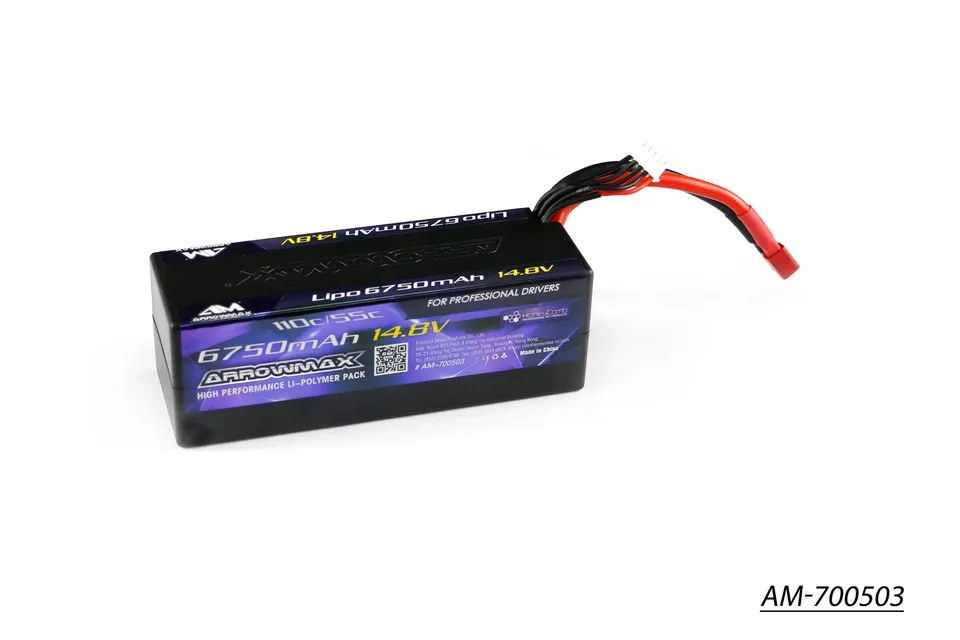 Arrowmax 4S LiPo AM-700503 batterie 6750 mAh 14.8V 55C
