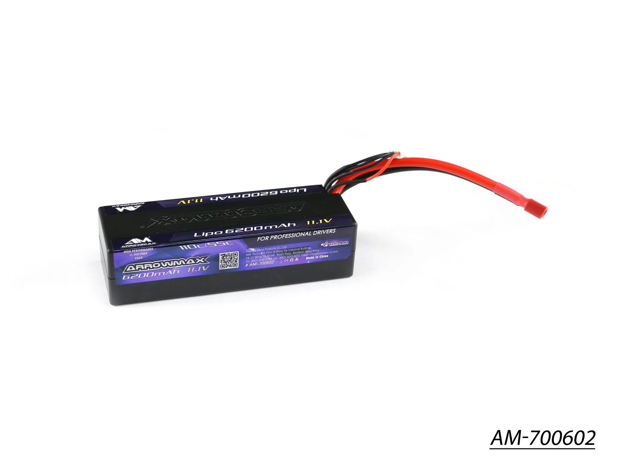 Arrowmax 3S LiPo AM-700602 batterie LiPo 3S 6200mAh 55C Deans