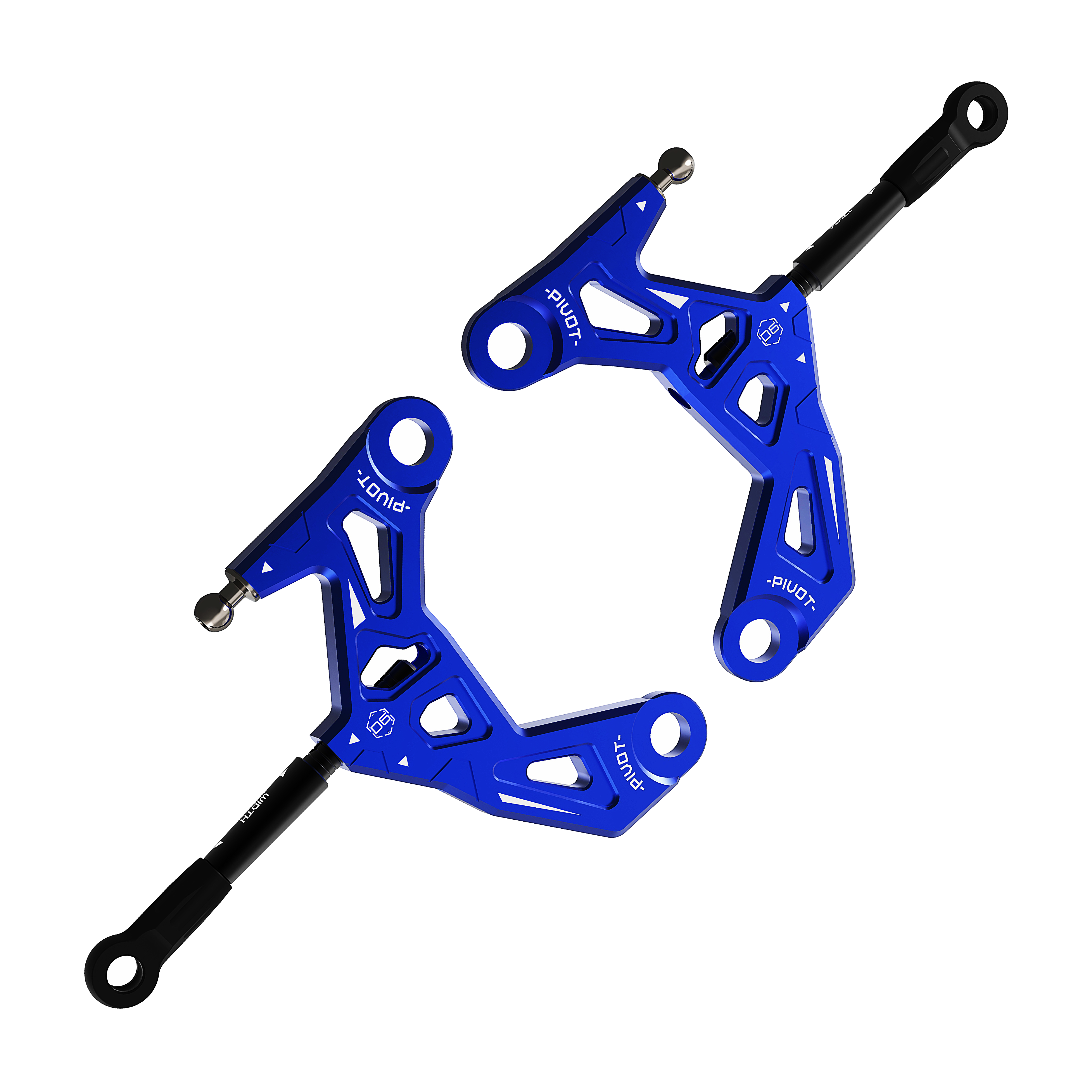 3Racing Auper SAK-D6802 Triangle Avant Alu Bleu
