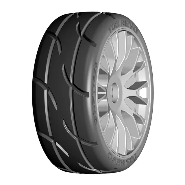 GRP 1:8 GT GTK03-XB1 pneu sculpté x2 ultra soft