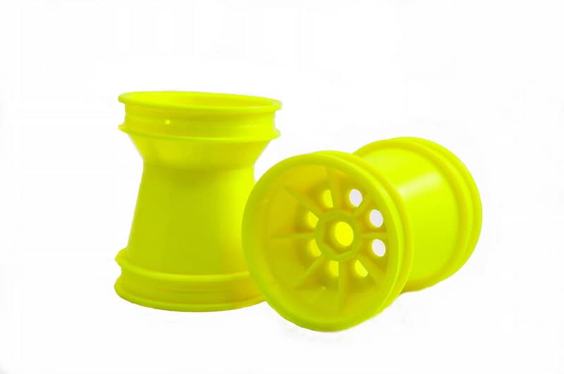 Hobao 84165Y Roues Bigfoot Jaunes 17mm Lot de 2