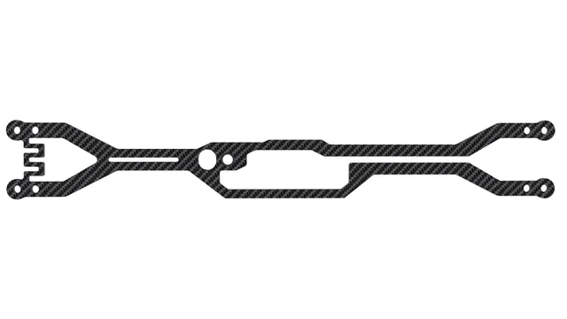 3Racing Cero SAK-Z125D Platine Sup 2.0mm C-FRP