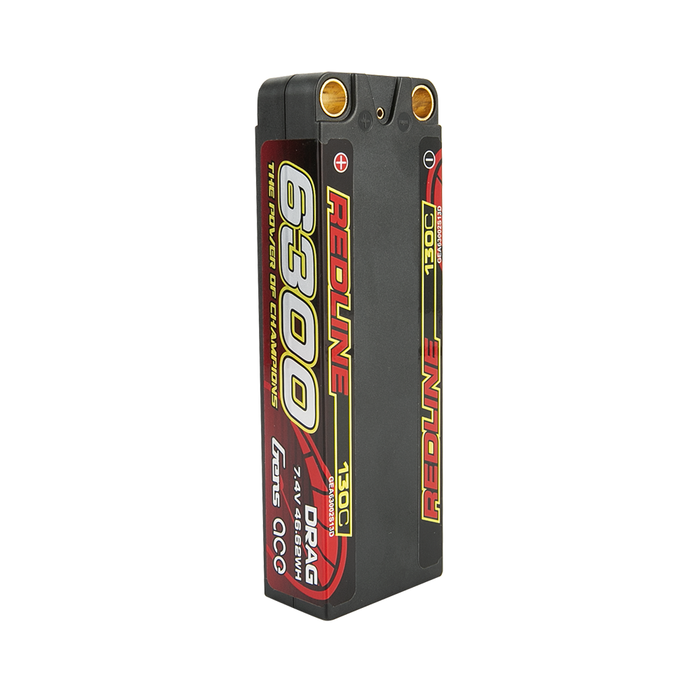 Gens Ace Redline 6300mAh 2S batterie lipo 130C bullet