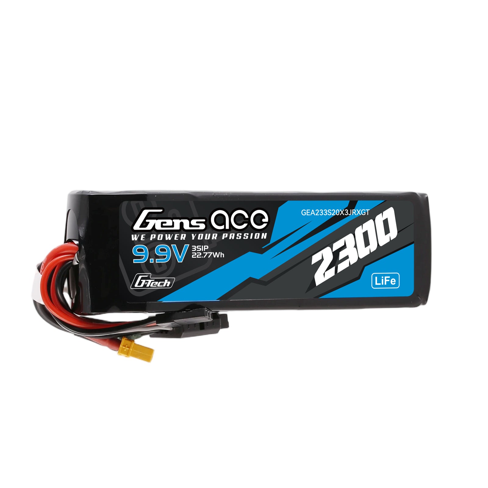 Gens Ace TX/RX batterie LiFe 3S 2300mAh XT30 radio