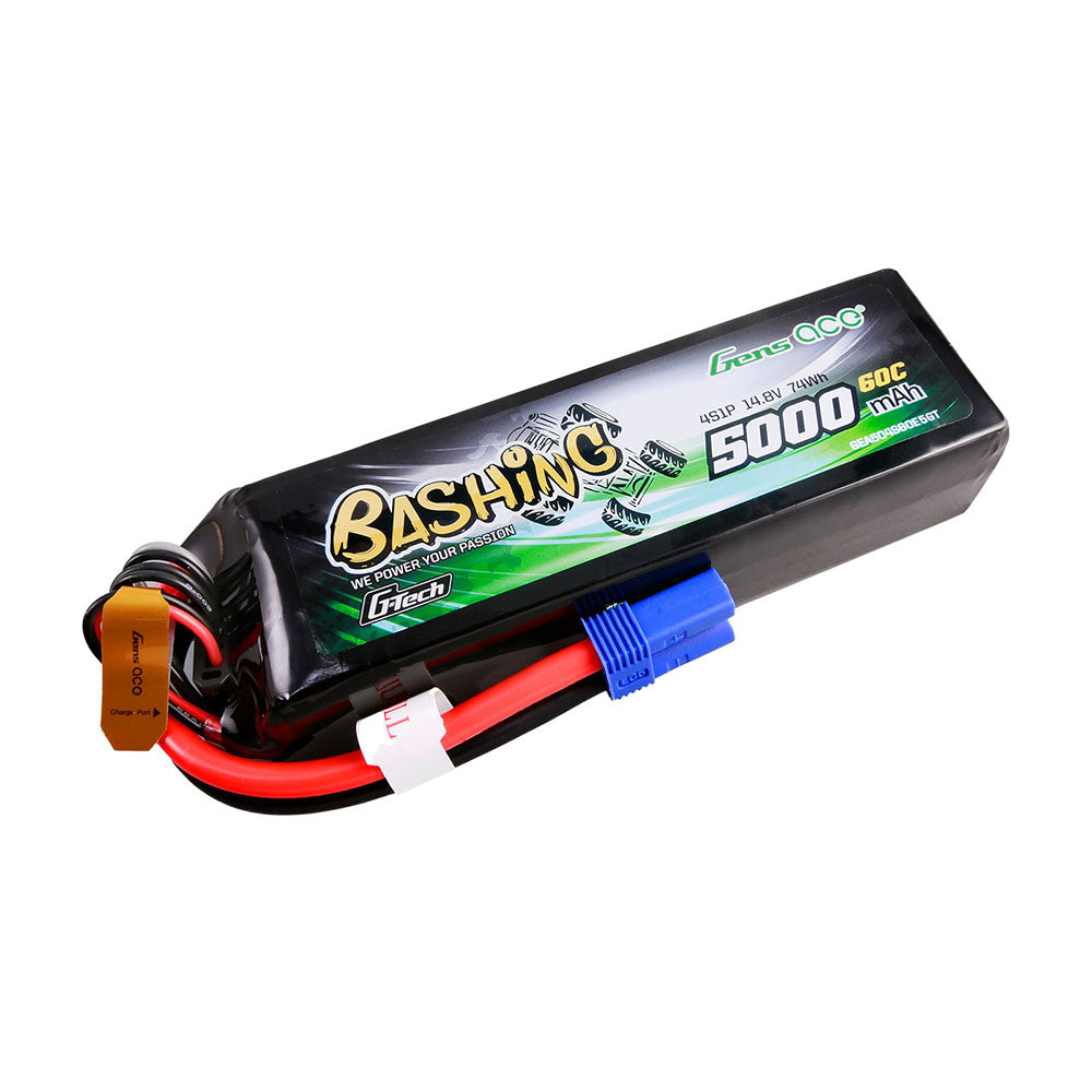 Gens Ace Bashing 5000mAh 4S batterie LiPo EC5 60C