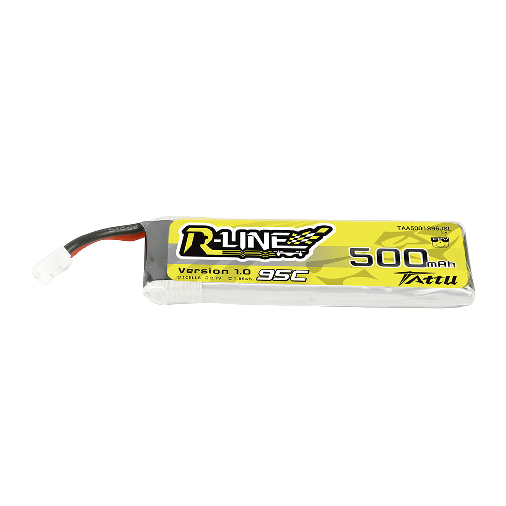 Tattu R-Line 500mAh 1S 95C batterie LiPo PH2.0