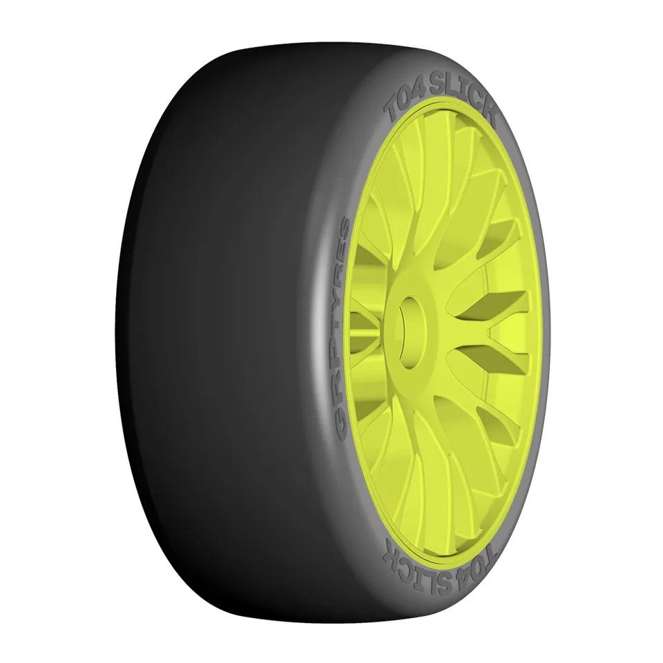 GRP 1:8 GT GTY04-XM4 pneus slick x2 XM4 souple