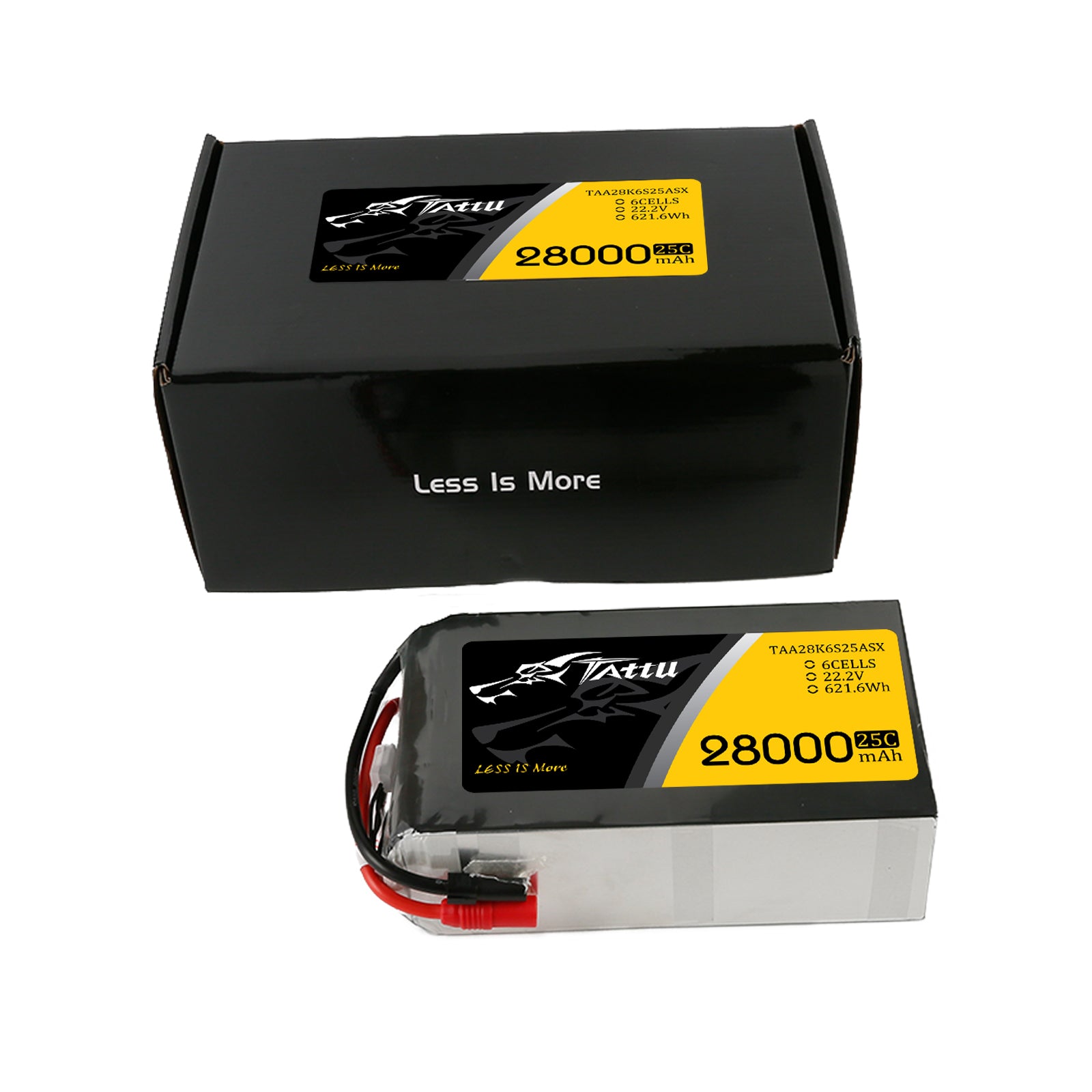 Gens Ace Tattu UAV 28000mAh 6S 25C batterie LiPo 22.2V