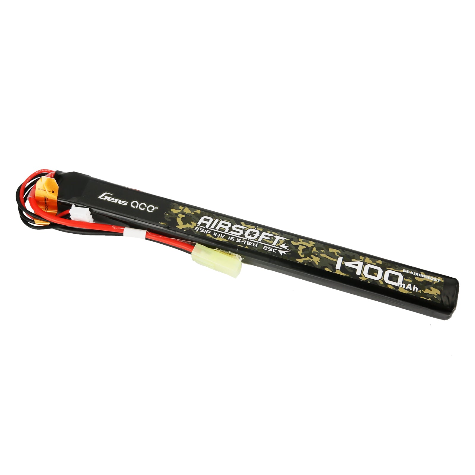 Gens Ace Airsoft 1400mAh 3S 11,1V batterie LiPo mini Tamiya