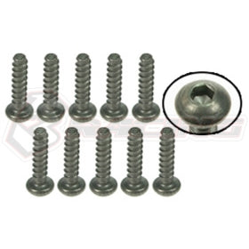 3Racing PARTS vis titane tête ronde M3x8 10 pcs