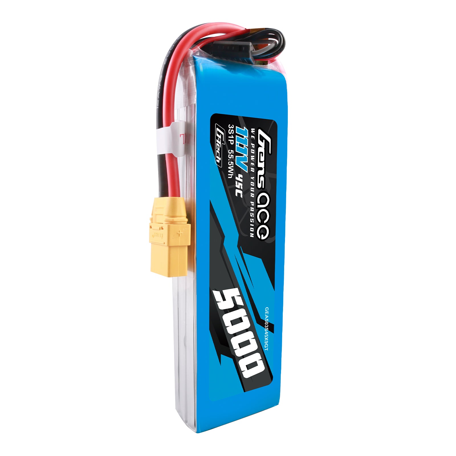 Gens Ace Car Classic 5000mAh 3S 45C 11.1V batterie lipo XT90