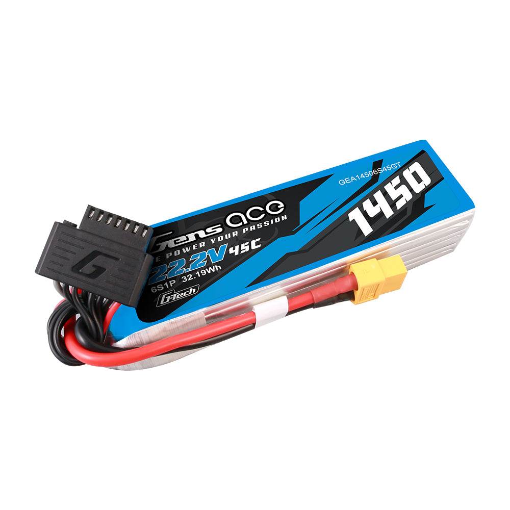 Gens Ace Classic 1450mAh 6S 45C batterie LiPo XT60