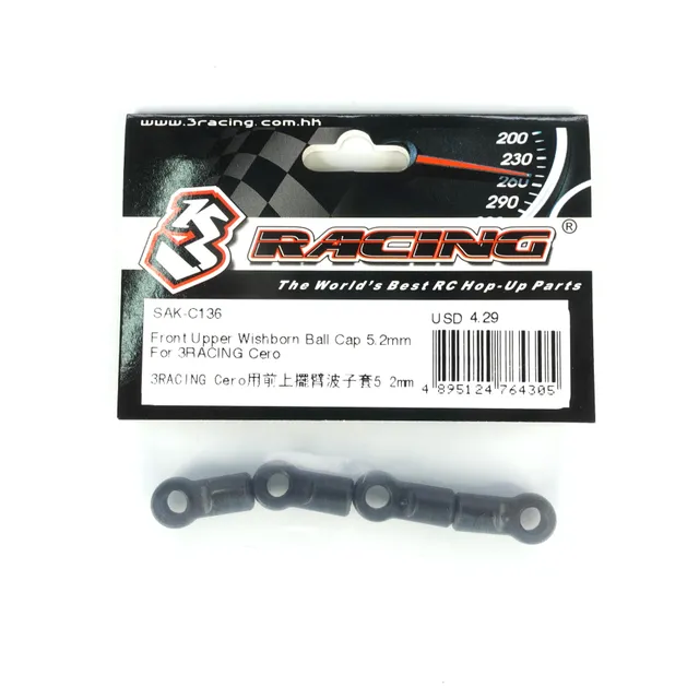 3RACING Cero SAK-C136 Chape Rotule 5.2mm Avant