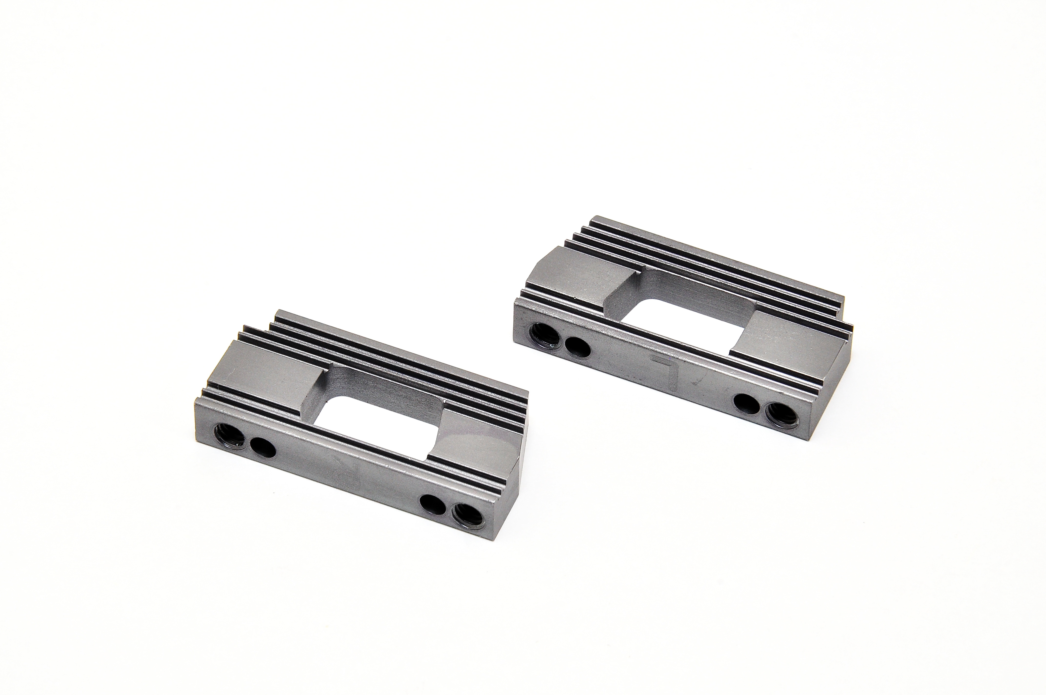 Hobao 94057 support moteur alu CNC lot de 2