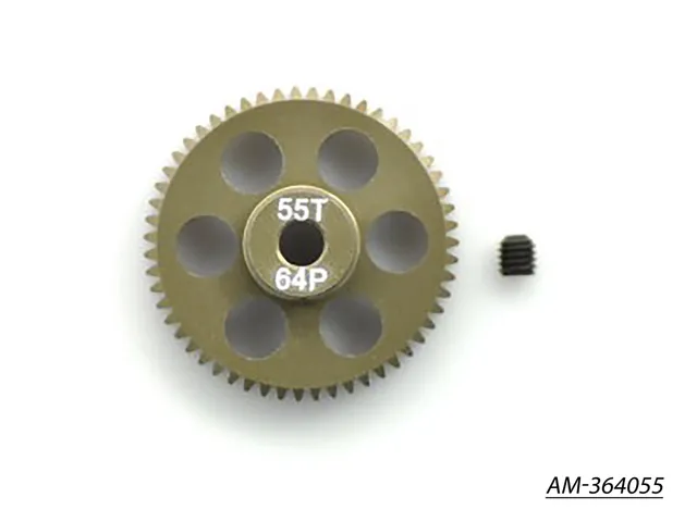 Arrowmax Pinion 64P 55T 7075 Hard AM-364055 pignon moteur