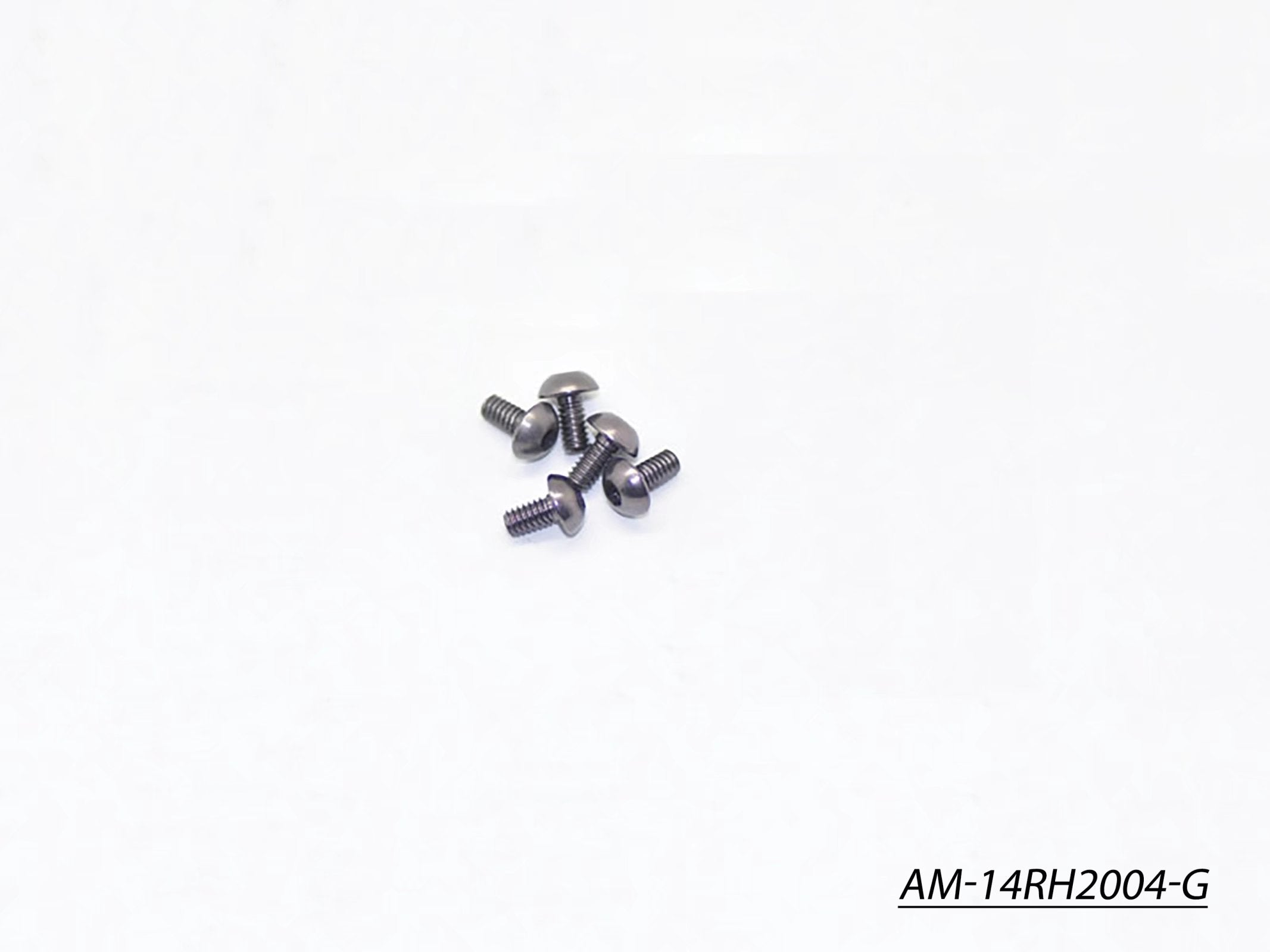 Arrowmax Screws AM-14RH2004-G vis alu tête ronde M2x4 grise lot 5
