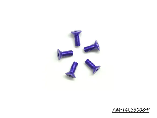 Arrowmax AM-14CS3008-P vis alu M3x8 violette x5