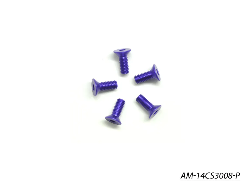 Arrowmax AM-14CS3008-P vis alu M3x8 violette x5