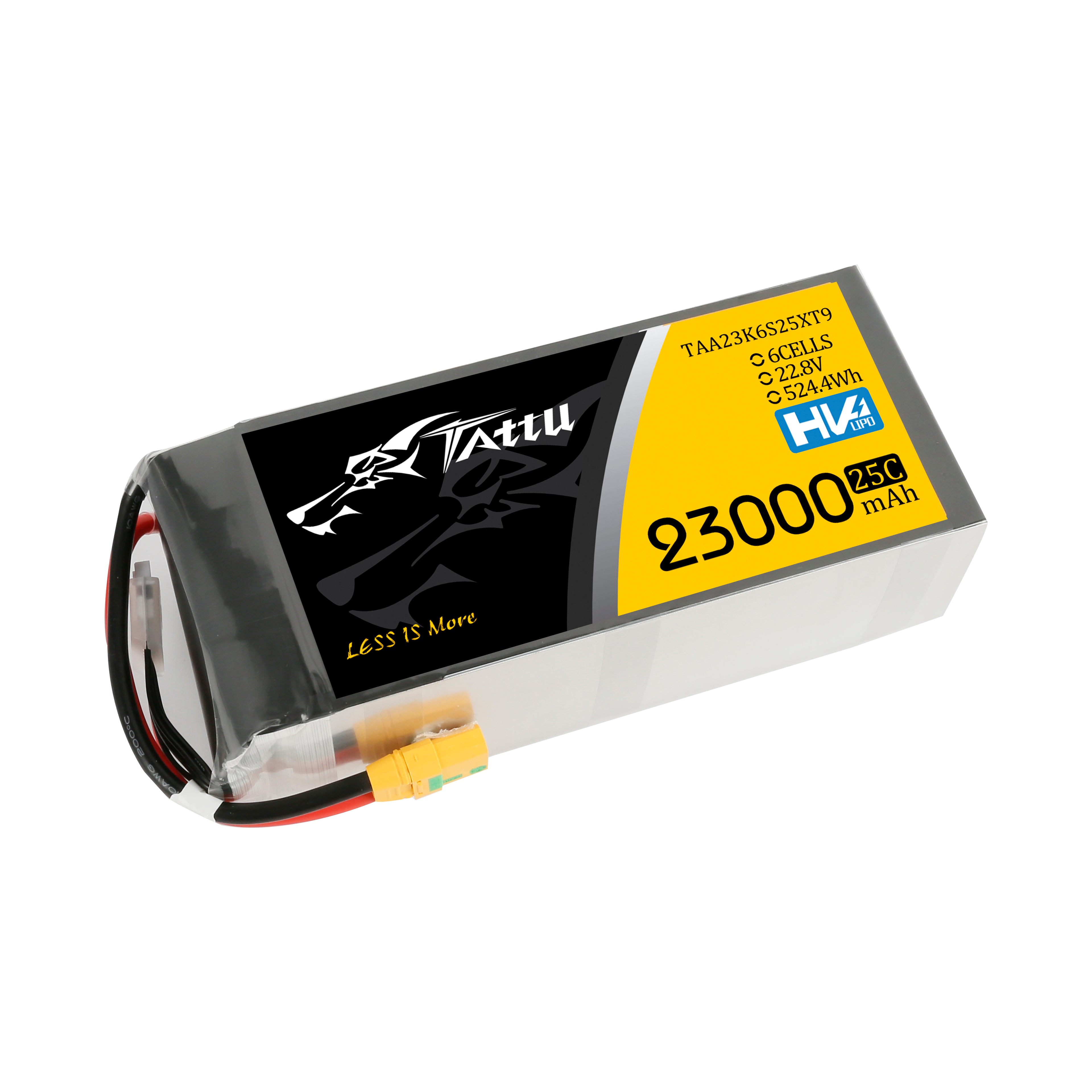 Tattu UAV Classic 23000mAh 6S Batterie Lipo HV XT90-S 25C