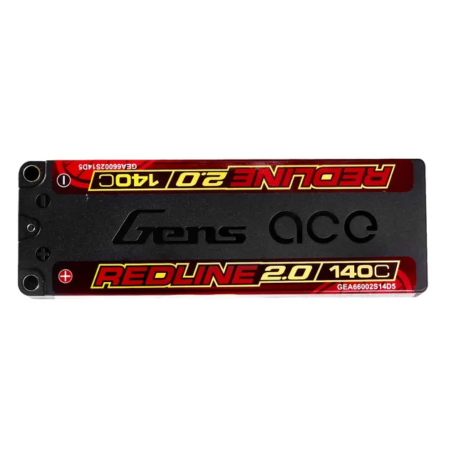 Gens Ace Redline 2.0 batterie LiPo 6600mAh 2S 140C HV 7.6V