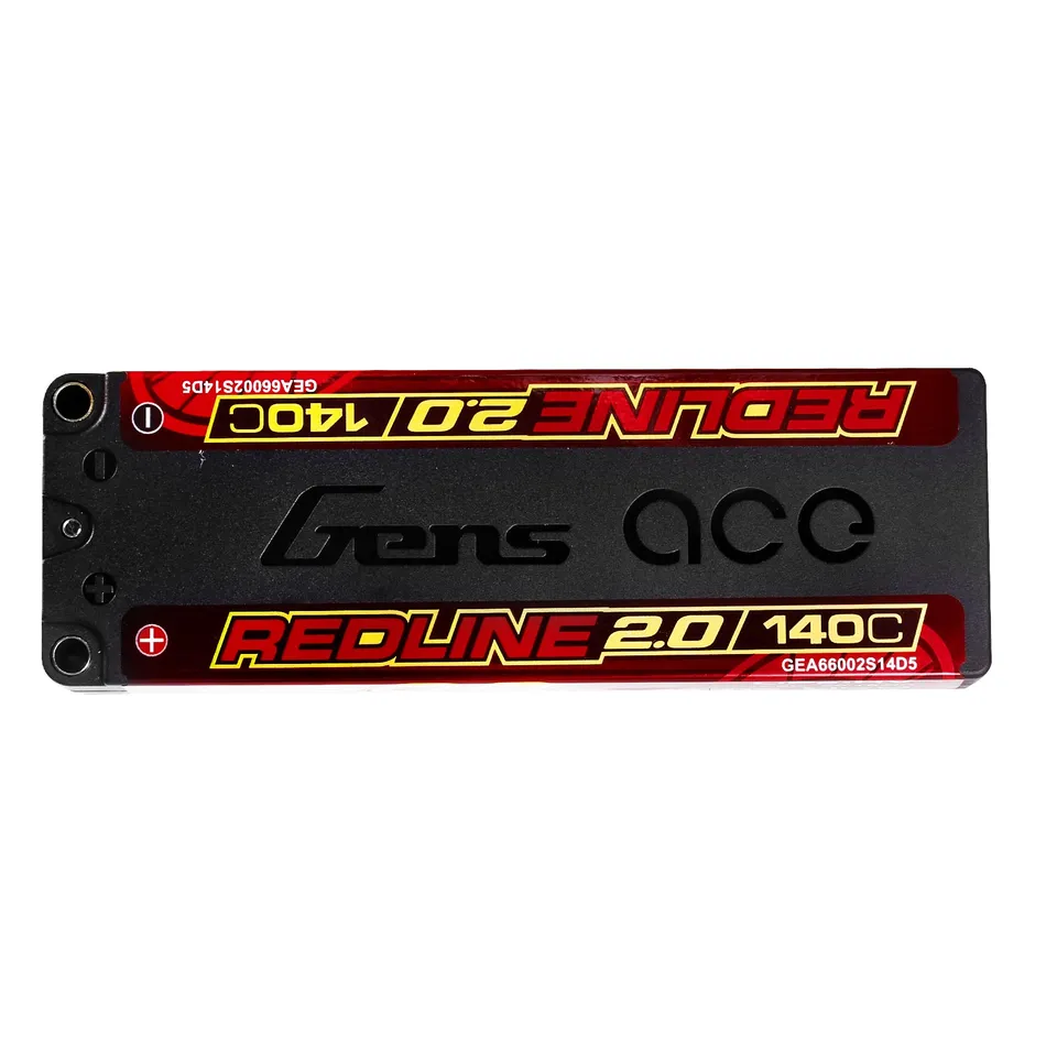 Gens Ace Redline 2.0 batterie LiPo 6600mAh 2S 140C HV 7.6V