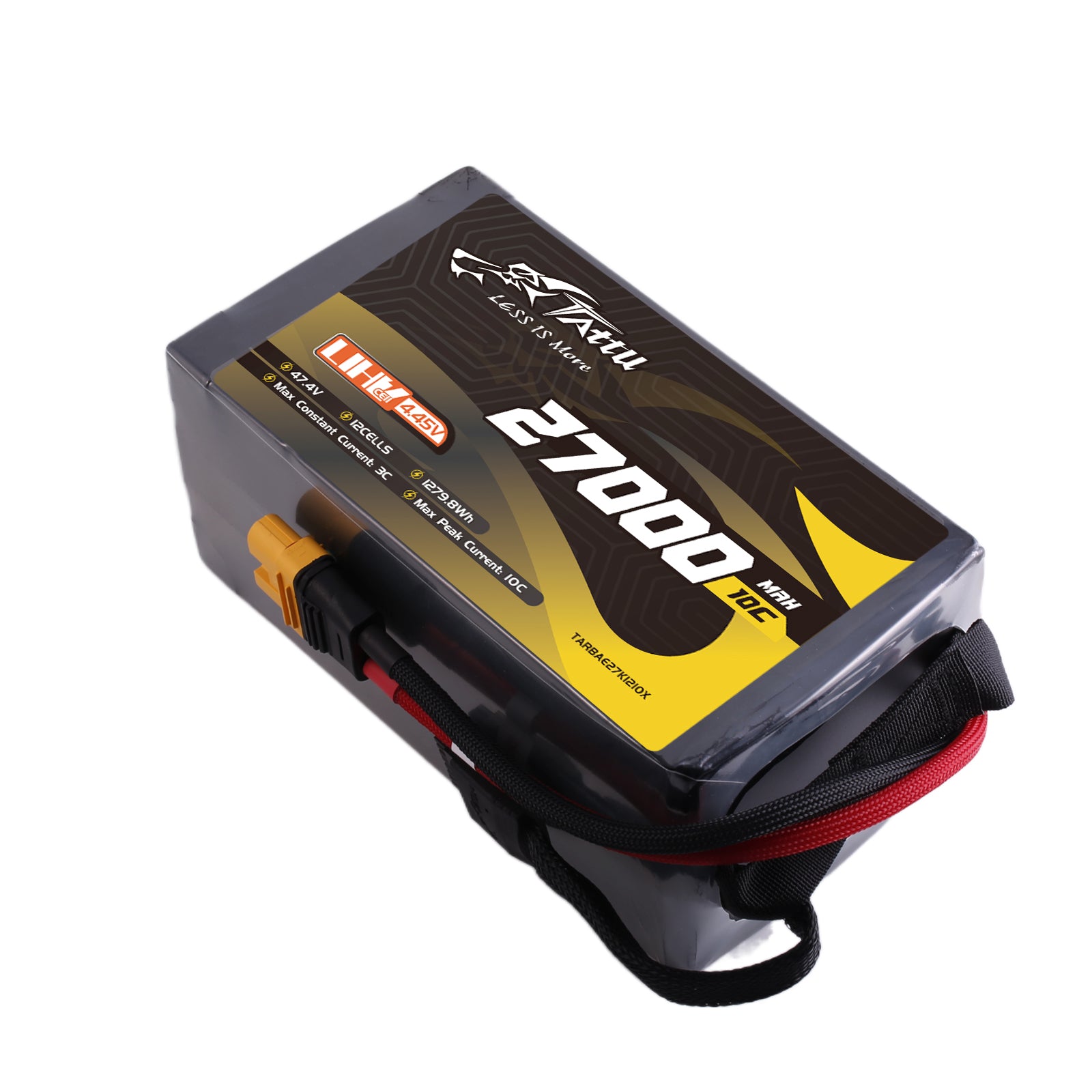 Tattu Ultra High Voltage batterie LiPo 12S 27000mAh AS150U-F