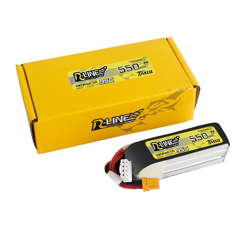 Tattu R-Line 550mAh 3S 95C batterie LiPo XT30 11,1V