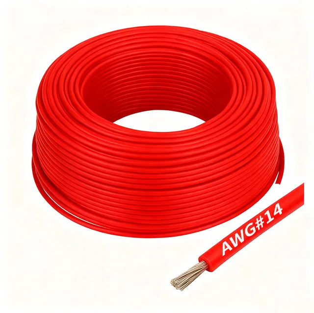 Gens Ace GEA-AWG14R fil silicone AWG14 rouge 1m