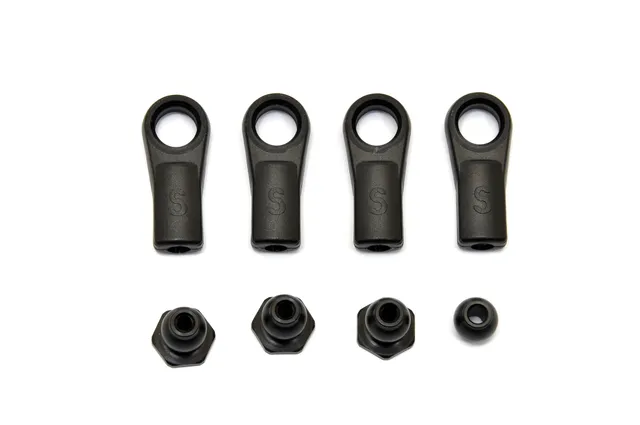 Hobao 87072 Embout Rotule Châssis 7.8mm lot de 4