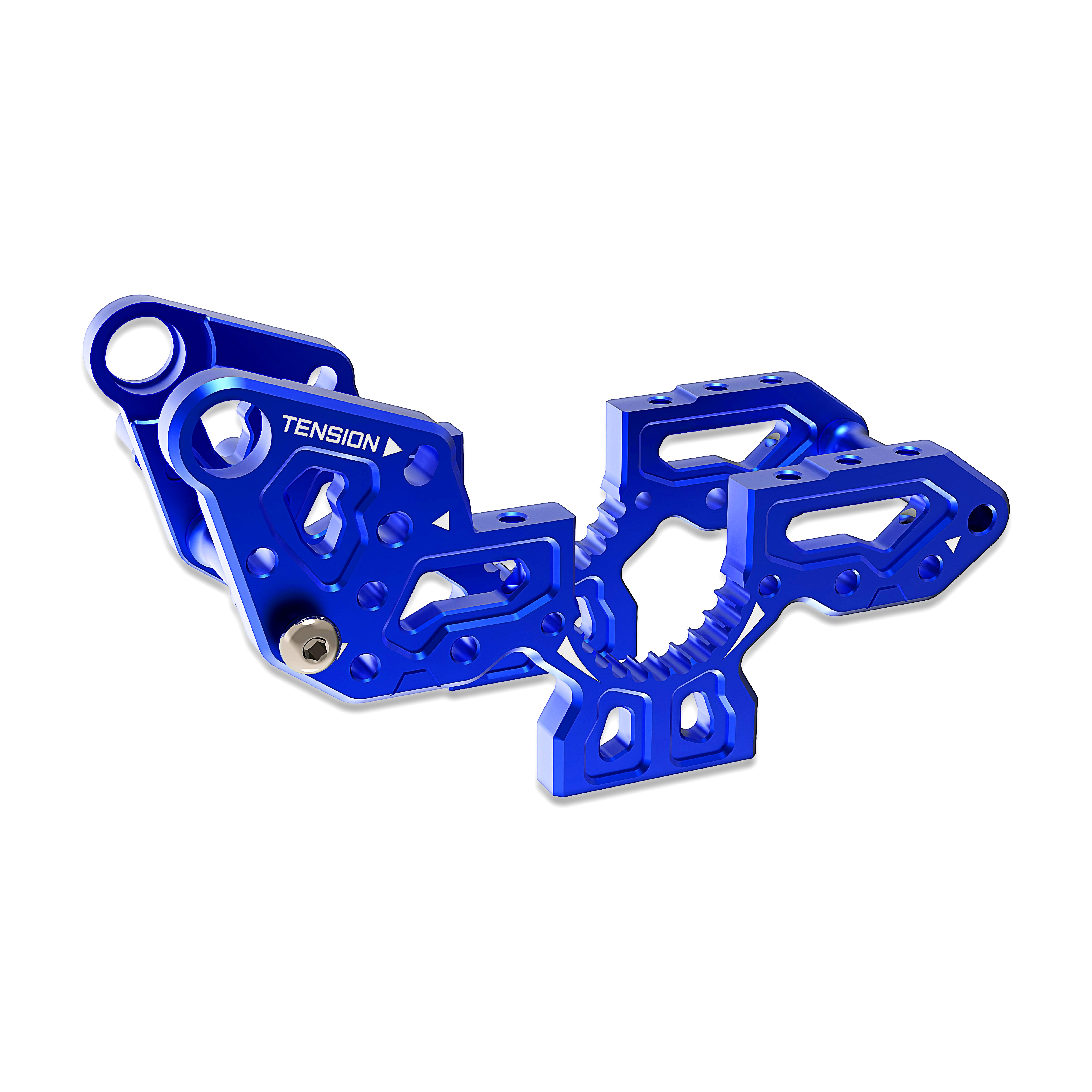 3Racing AuperD5 SAK-D6808A bulkhead alu bleu D6
