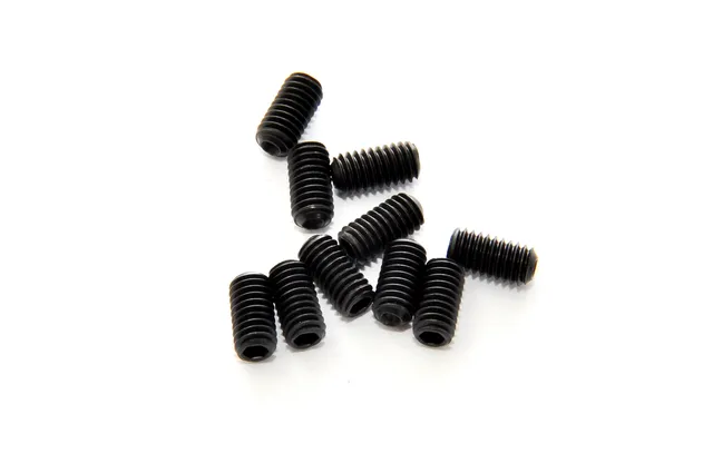 Hobao 38408 Vis sans tête M4x8mm Pièce RC Lot 10 Acier