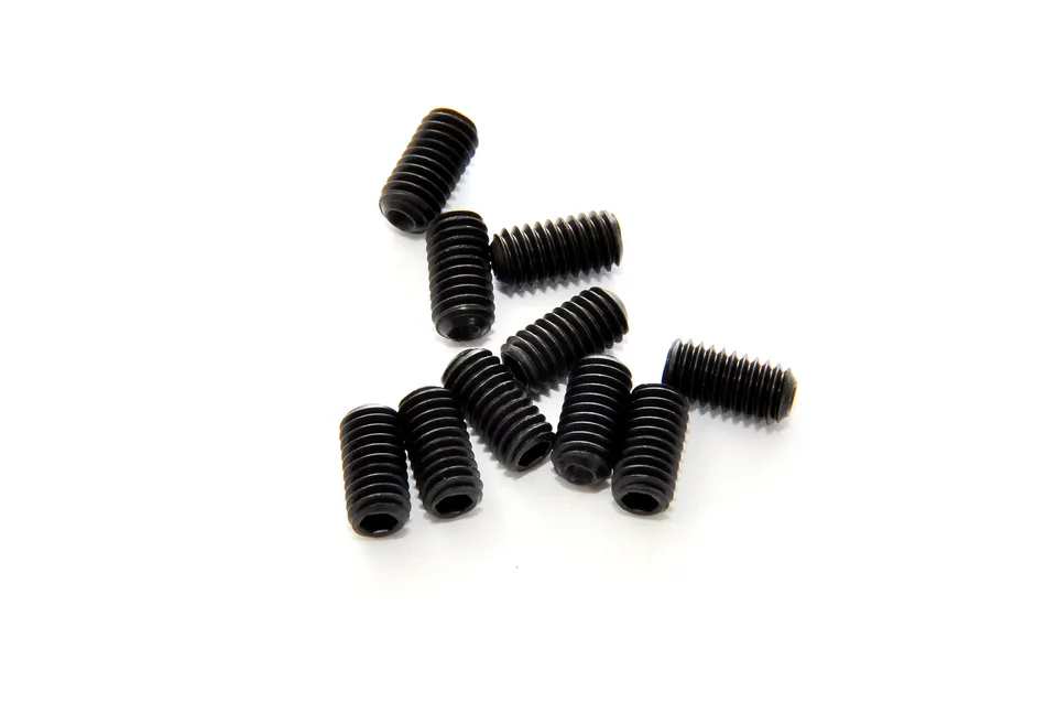 Hobao 38408 Vis sans tête M4x8mm Pièce RC Lot 10 Acier