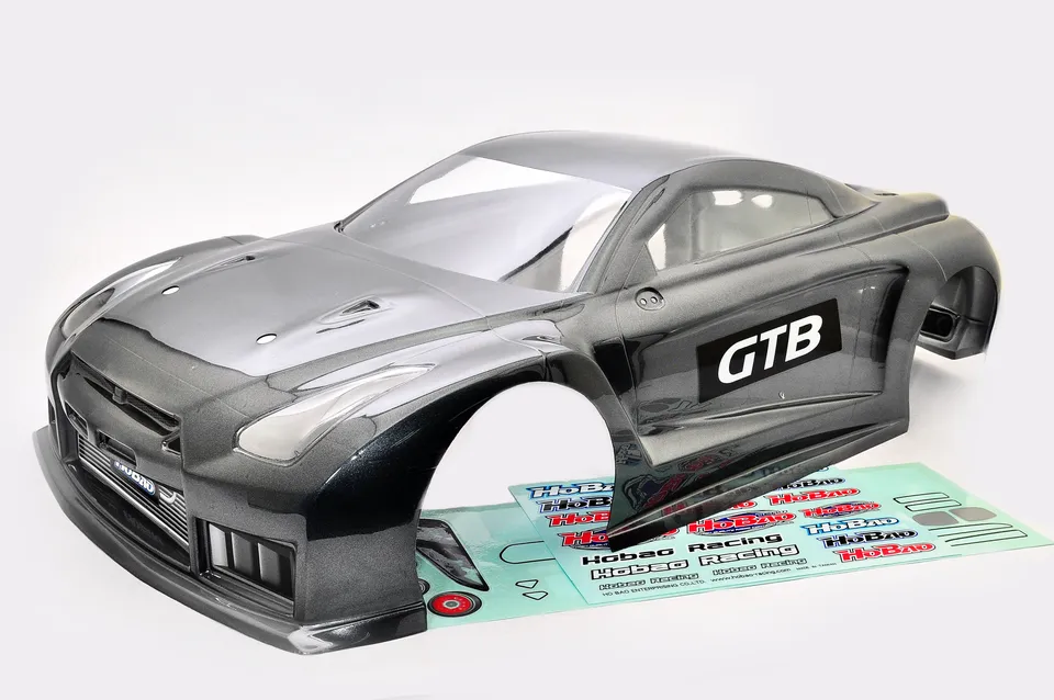 Hobao 90074G Hyper GTB Carrosserie 1/8 Peinte Grise Longue